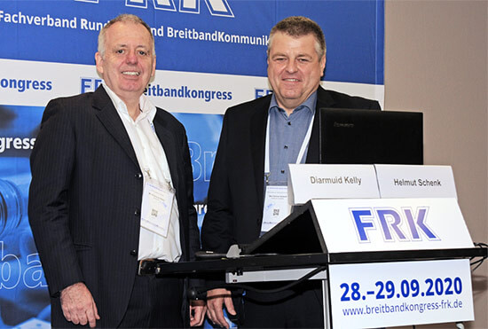 KWS Electronic News 2020 FRK Kongress in Leipzig: Helmit Schenk und Diarmuid Kelly