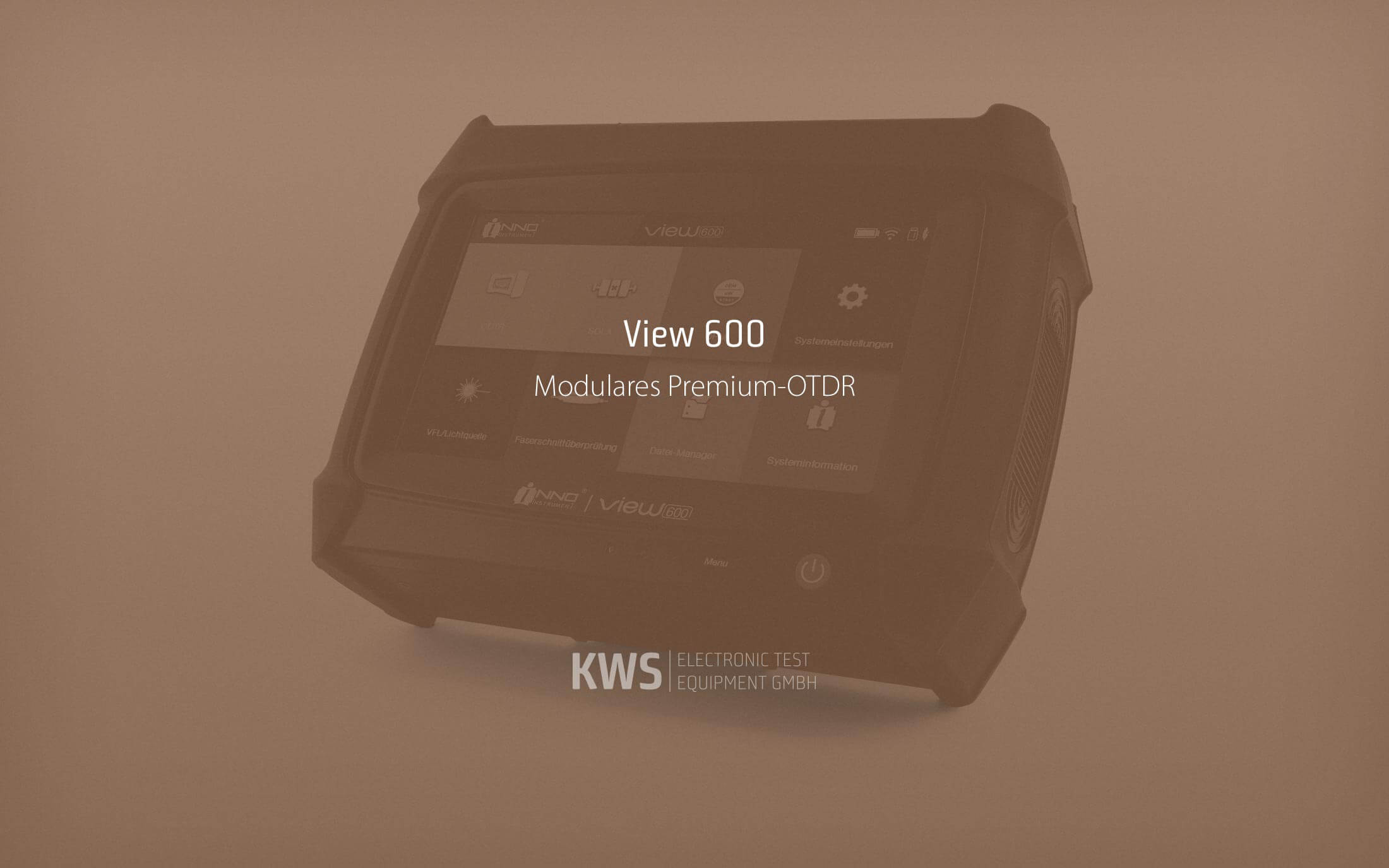KWS Electronic News 2020: View 600 modulares OTDR