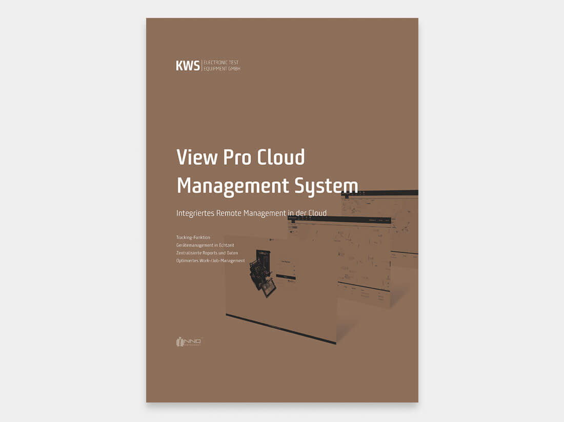 KWS Electronic 4-Seiter: Produktblatt View Pro Cloud Management System