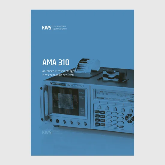 KWS Electronic 2-Seiter: Produktblatt AMA 310