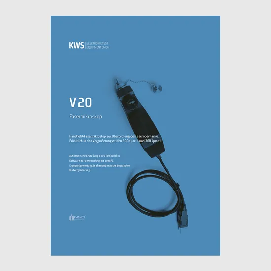 KWS Electronic 2-Seiter: Produktblatt V20