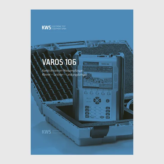 KWS Electronic 2-Seiter: Produktblatt VAROS 106