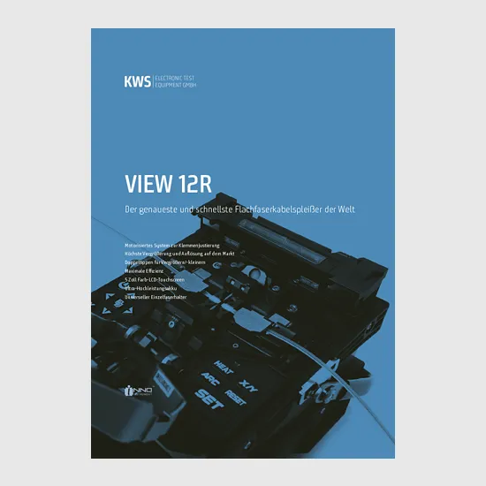 KWS Electronic 4-Seiter: Produktblatt VIEW 12R