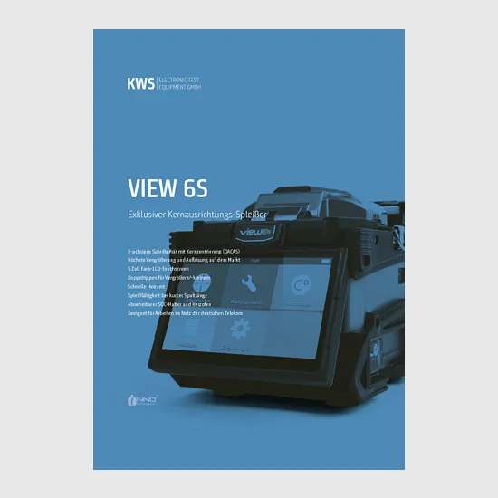 KWS Electronic 4-Seiter: Produktblatt VIEW 6S