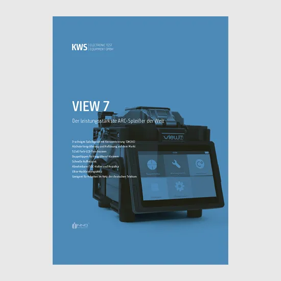 KWS Electronic 4-Seiter: Produktblatt VIEW 7