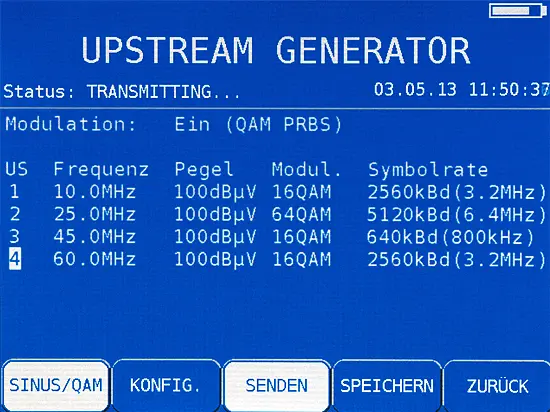 VAROS 107: Display Upstrem-Generator